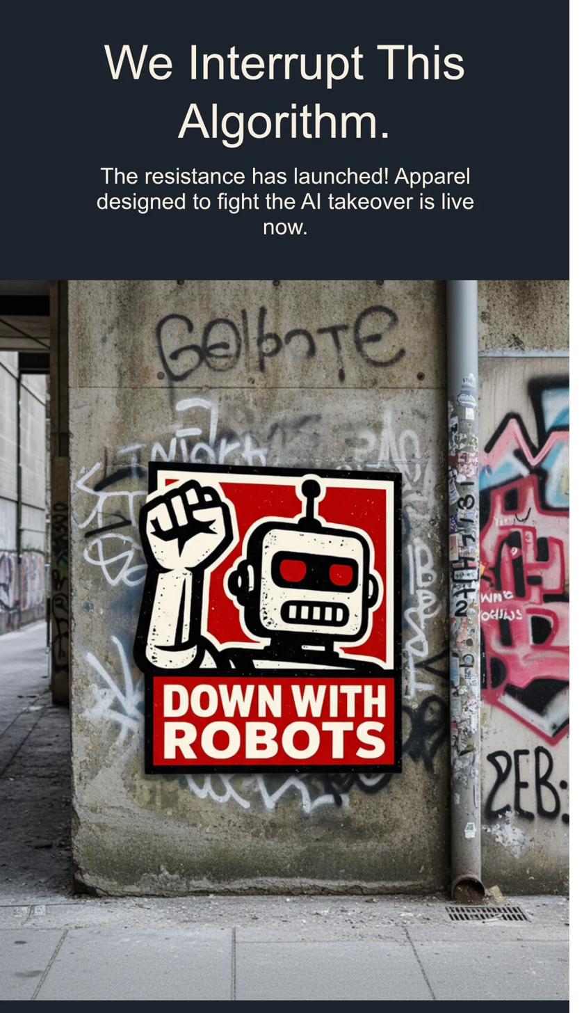 Down With Robots Street Art